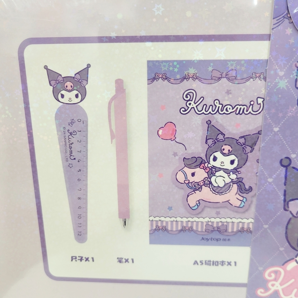 Brand New Sanrio Kuromi Dairy Note Book Fun Gift Box - Picture 4 of 11